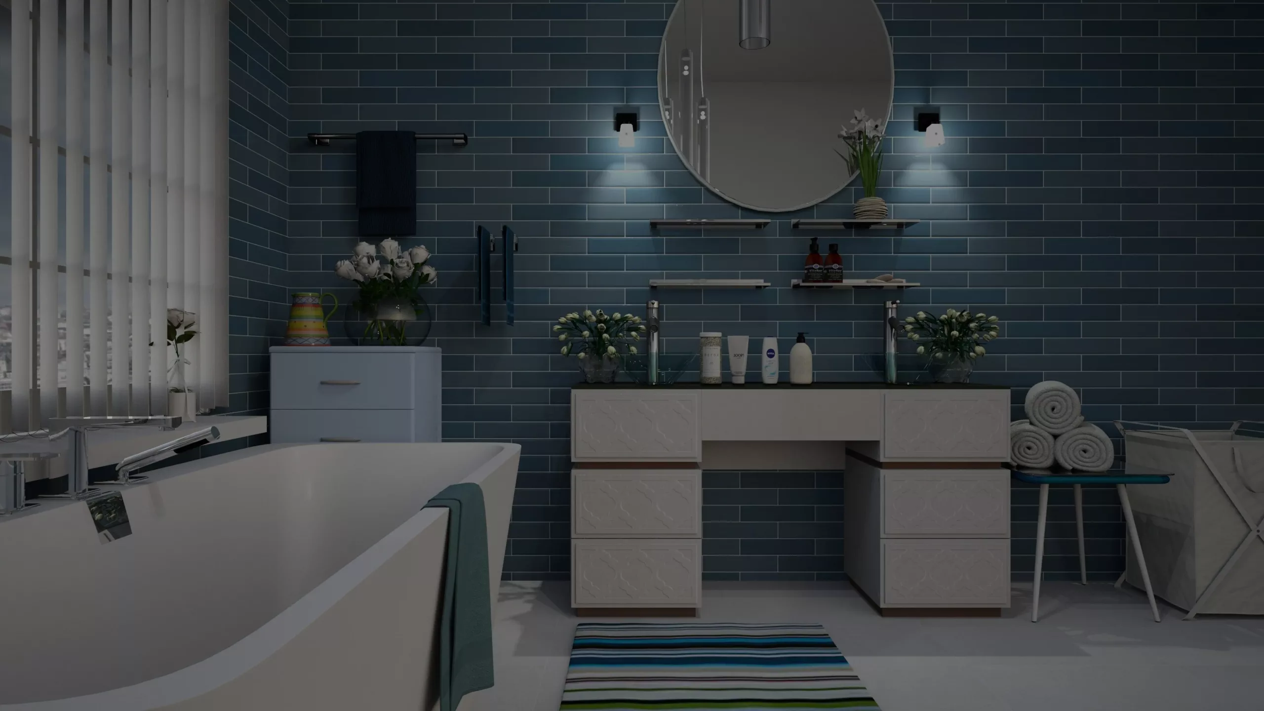 Premium bathroom tiles collection